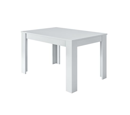 Table À Manger Thea Extensible L140/190 cm -  Blanc