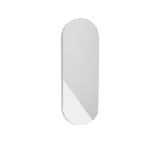 Miroir Ovale Herdasa Aire Blanc 90x30x2 Cm