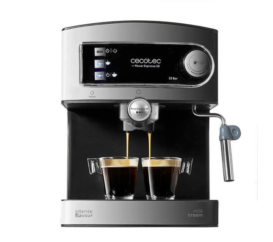 Cafetière Expresso Power Espresso 20 1,5 L 850w Noir Acier Inoxydable