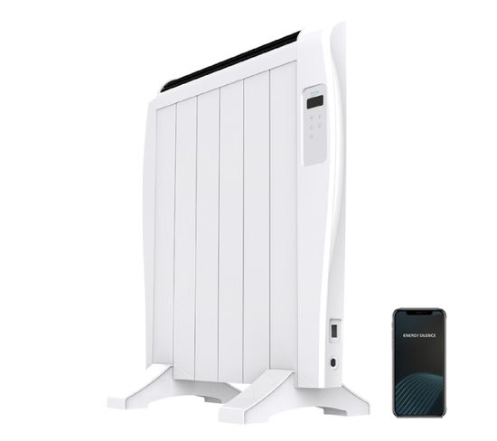 Radiateur électrique basse consommation Ready Warm 1200 Thermal Connected 900 W Wi-fi