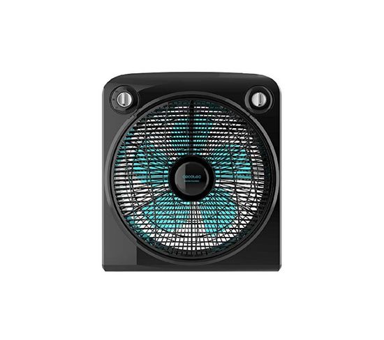 Cecotec Energysilence 6000 Powerbox Black Ventilateur De Sol 50 W 5 Pales 3 Vitesses Moteur En Cuivr