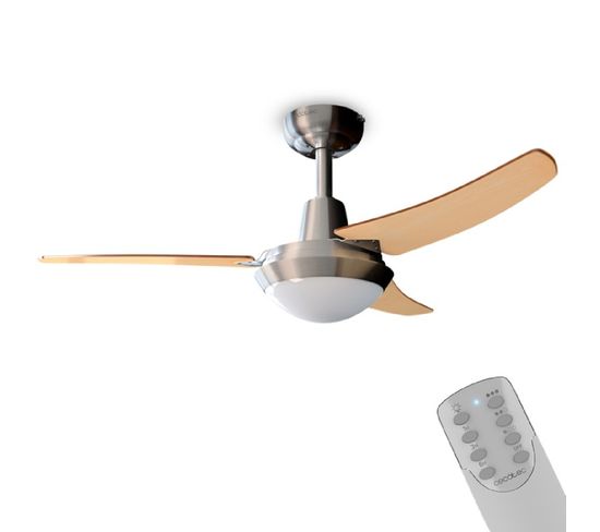 Cecotec Ventilateur De Plafond Avec Télécommande Et Lumière Energysilence Aero 480. 65 W, 106 Cm De