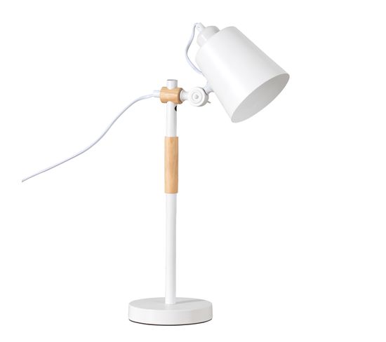 Nagal - Lampe De Table En Métal Blanc