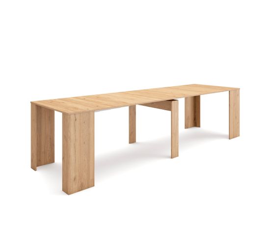 Table Console Extensible, 300, Chêne Clair