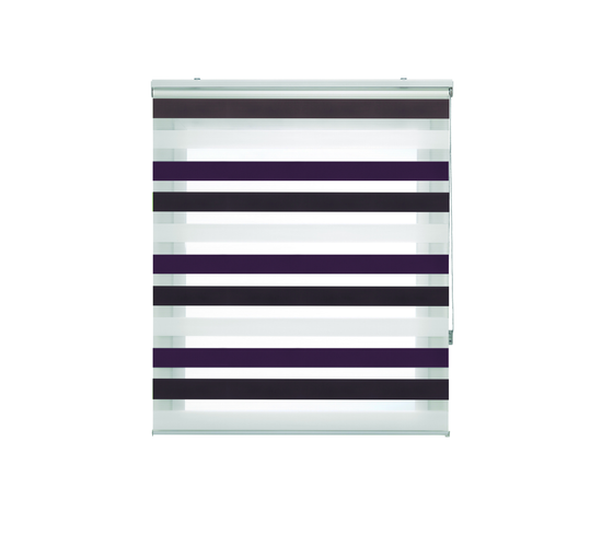 Store Enrouleur Polyester Translucide Multicolore 180x100x1 Cm Violet