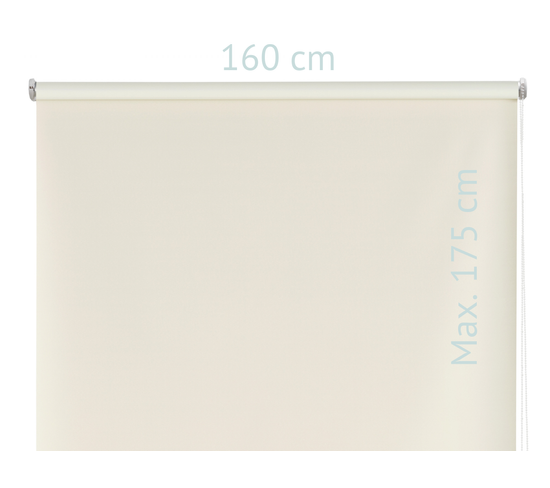 Store Enrouleur Polyester Opaque Multicolore 175x160x1 Cm Beige