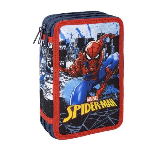 Plumier Avec Accessoires 3 Niveaux Spiderman 2700000397