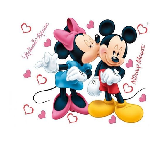 Stickers Géant Mickey Et Minnie Disney