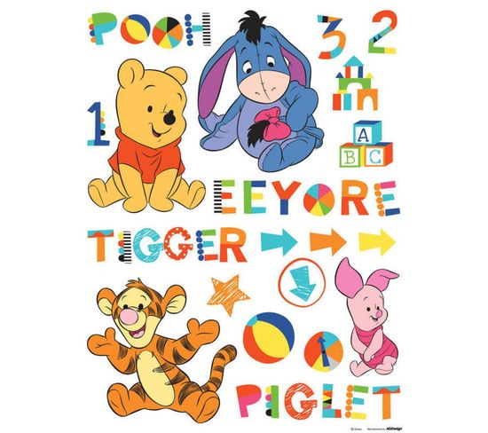 Stickers Géant Winnie et Ses Amis Bébé Disney