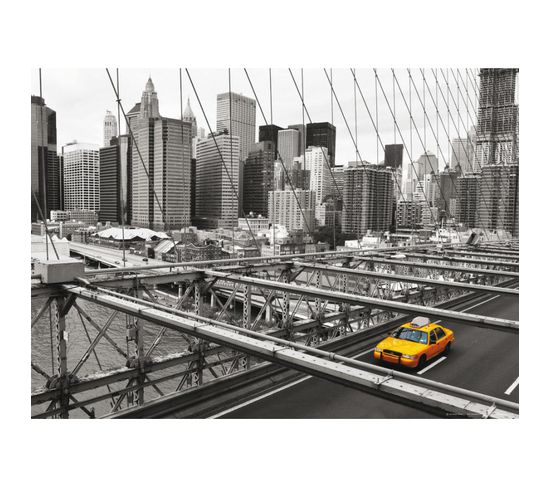 New York Taxi, Photo Murale, 160 X 115 Cm, 1 Part