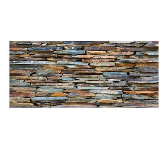 Colored Stone Wall, Photo Murale, 202 X 90 Cm, 1 Part