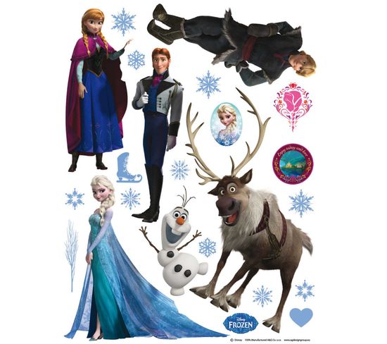 Stickers Géant La Reine Des Neiges Frozen Disney