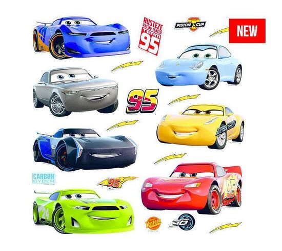 Minis Stickers Cars Disney - 30 Cm X 30 Cm