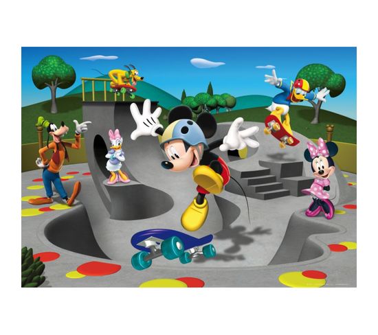Poster Xxl Intisse Skatepark Mickey Mouse Disney 155x115 Cm