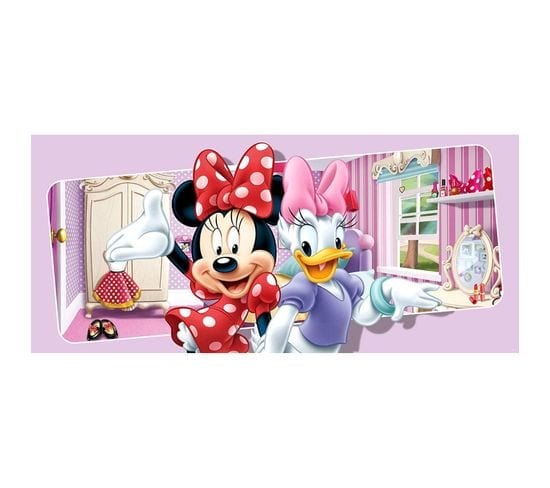 Poster Géant Minnie et Daisy Disney Intisse 202x90 Cm