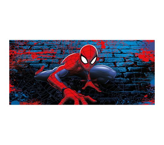 Poster Géant - Intissé Disney Marvel Avengers - Spider Man Accroupi- 202 Cm X 90 Cm