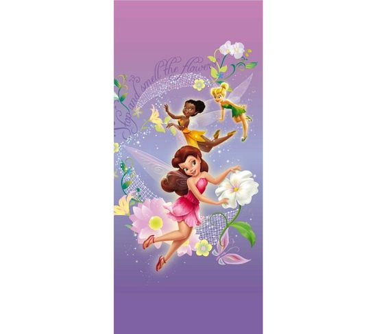 Poster Porte La Clairière D’été Disney Fairies Intisse 90x202 Cm
