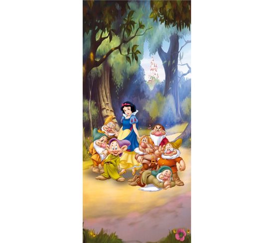 Poster Porte Blanche Neige Princesse Disney Intisse 90x202 Cm