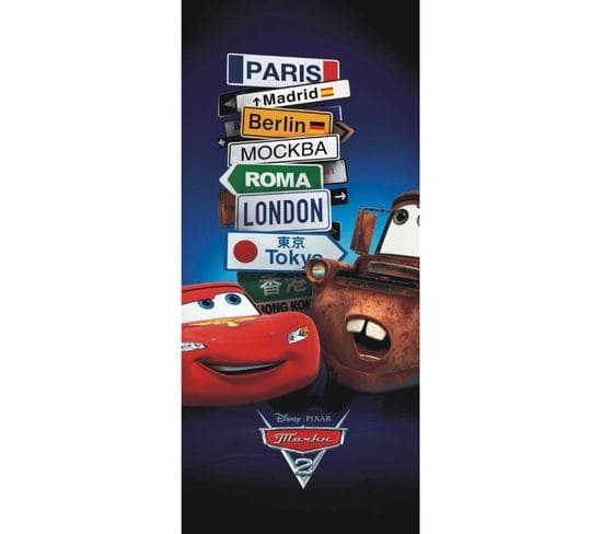Poster Porte Movies Cars Disney Intisse 90x202 Cm