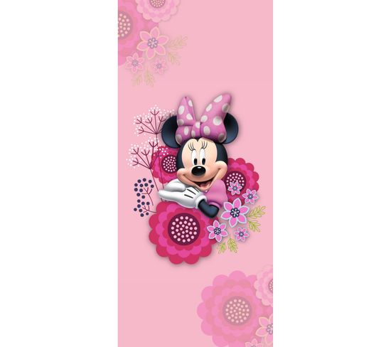 Poster De Porte Intissé - Disney Minnie Mouse - 90 Cm X 202 Cm