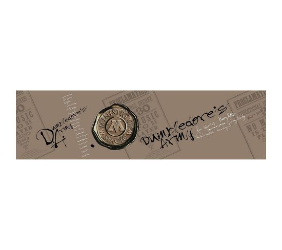 Frise Auto-collante Harry Potter Signature Dumbledore - 1 Rouleau De 0,97 X 5 M