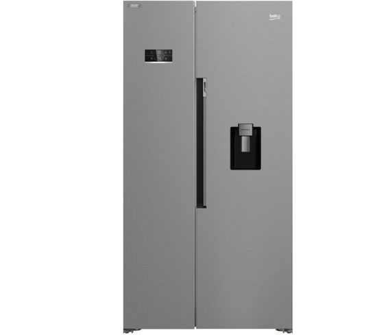 Réfrigérateur Américain L91 Cm 576L - Froid Ventilé - Inox - Gn163241dxbn