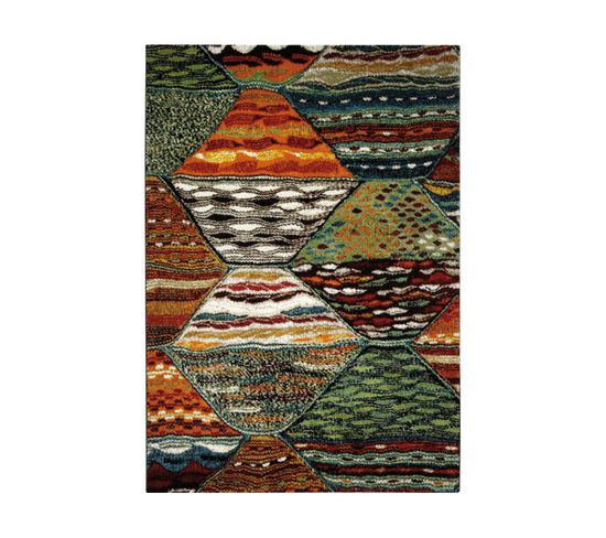 Tapis Ethnique Multicolore Wecon Home Atlas Multicolore 120x170