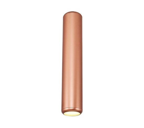 Plafonnier Era Ii À Cylindre Or Rose En Métal, 6 X 6 X 32 Cm, 1xled, Max 5w, 3000k, 500lm