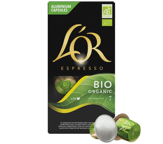 Capsules café L'Or L'Or bio intensité 7 x10