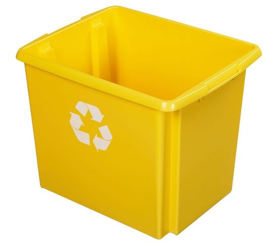 Boite De Recyclage Nesta Box 45 Litres Jaune