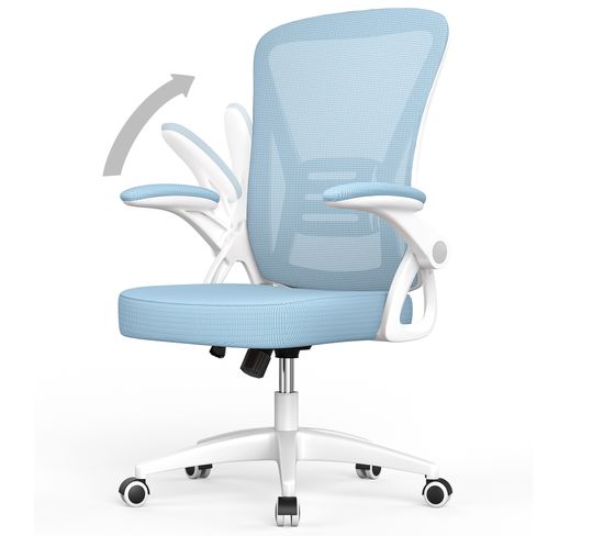 Chaise De Bureau Chaise De Bureau Ergonomique Avec Accoudoir Rabattable à 90° Support Lombaire Vert