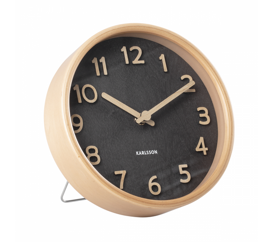 Horloge à Poser Pure H18cm Noir