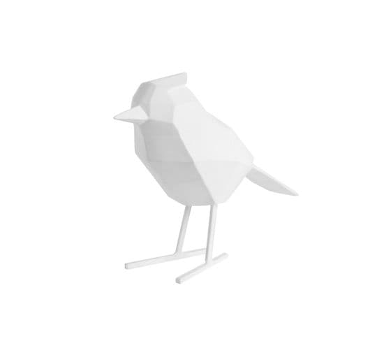 Statuette De Décoration Oiseau En Polyrésine - Blanc