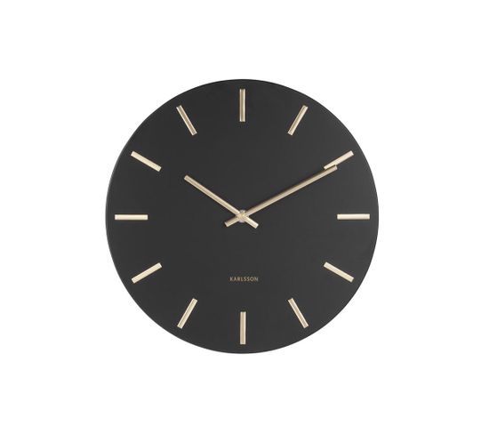Horloge En Métal Charm Noir - Karlsson