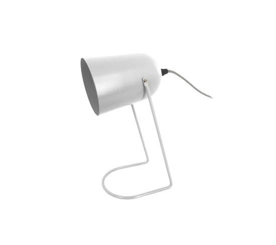 Lampe à Poser Design Enchant - H. 30 Cm - Blanc Mat