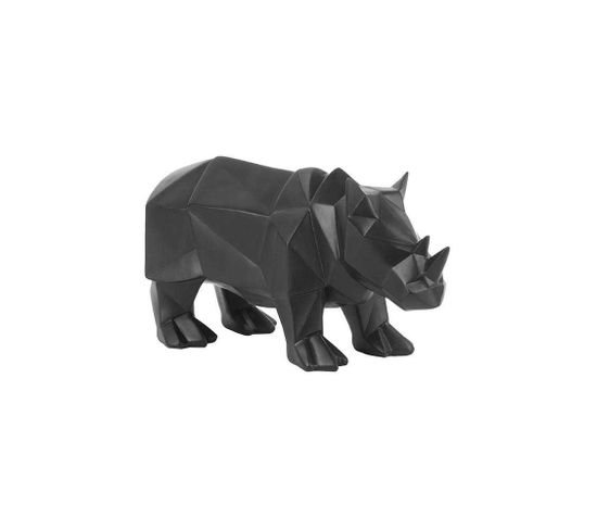 Rhinocéros En Résine Mat Origami