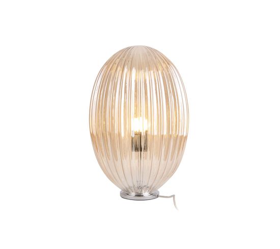 Lampe à Poser Design Vintage Smart Large - H. 45 Cm - Marron