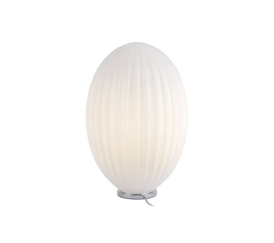 Lampe à Poser Design Vintage Smart Large - H. 45 Cm - Blanc