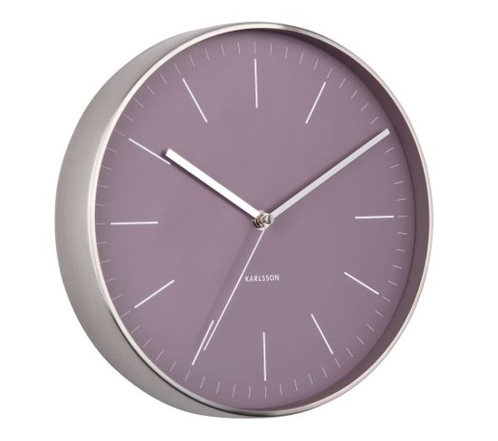 Horloge Minimal Violet