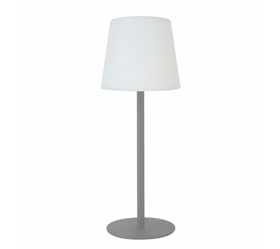 Lampe De Table H40cm Outdoor Gris