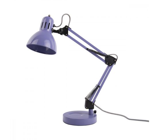 Lampe De Table Funky Hobby H52cm Violet