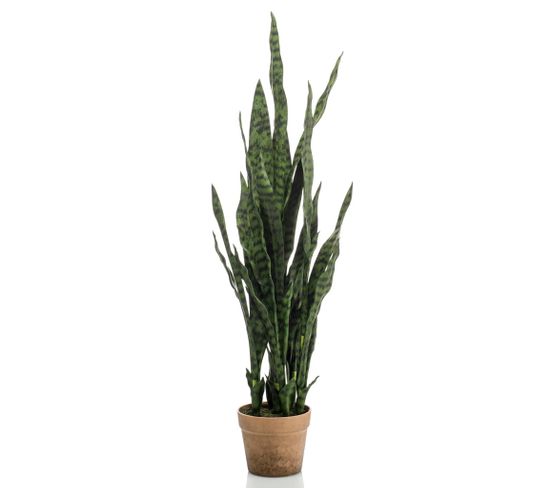 Plante artificielle Sanseveria en pot 84 cm