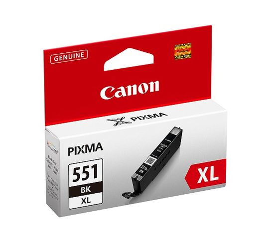 Canon Pack De 1 Cartouche Dencre   Cli551xlbkbl  Noir   5530 Pages  Blister Avec Alarme