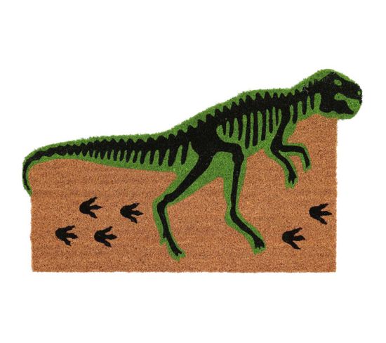 Paillasson Animal En Fibres De Coco Intérieur Extérieur Tyranosaure