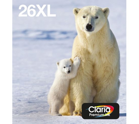 Cartouches D'encre Polar Bear Multipack 4-colours 26xl Easymail