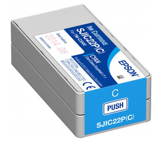 Cartouches D'encre Sjic36p(c): Ink Cartridge For Colorworks C6500/c6000 (cyan)