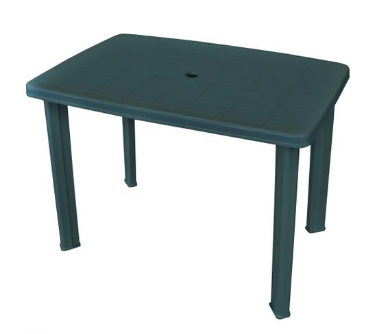 Table De Jardin Vert 101 X 68 X 72 Cm Plastique