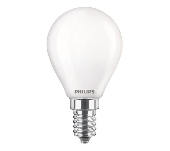 Ampoule LED sphérique E14 PHILIPS EQ40W blanc froid