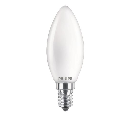 Ampoule LED E14 forme flamme PHILIPS EQ40W en verre
