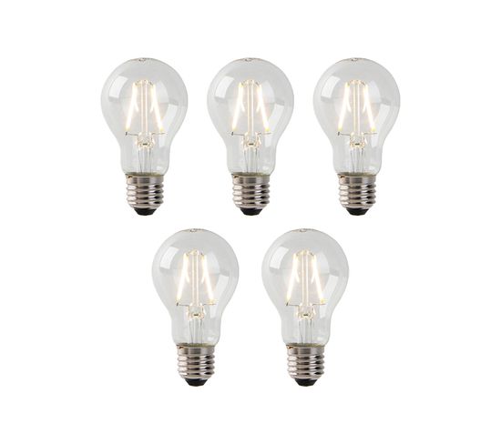 Lot De 5 Lampes à Incandescence LED E27 A60 2w 180 Lm 2700k